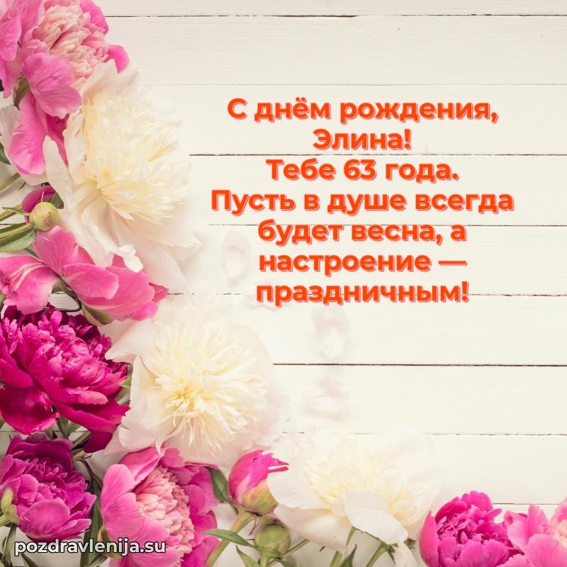 Элине 63 года