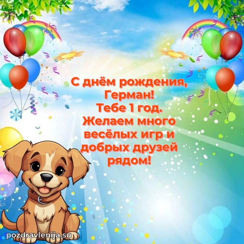Герману 1 год