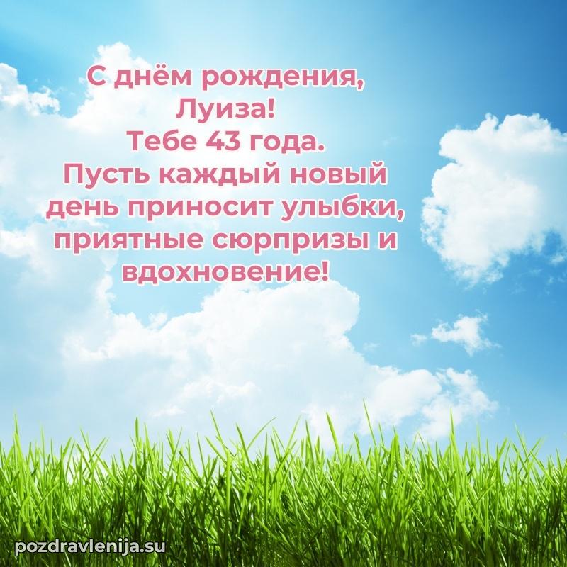 Луизе 43 года