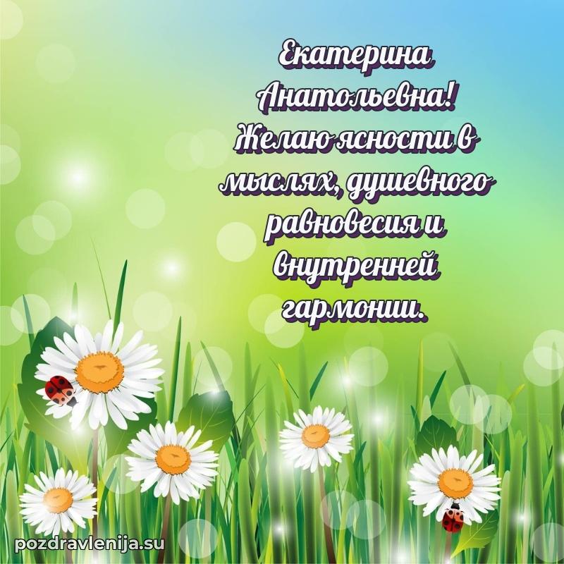 Праздничная картинка с рождением для Екатерине Анатольевне
