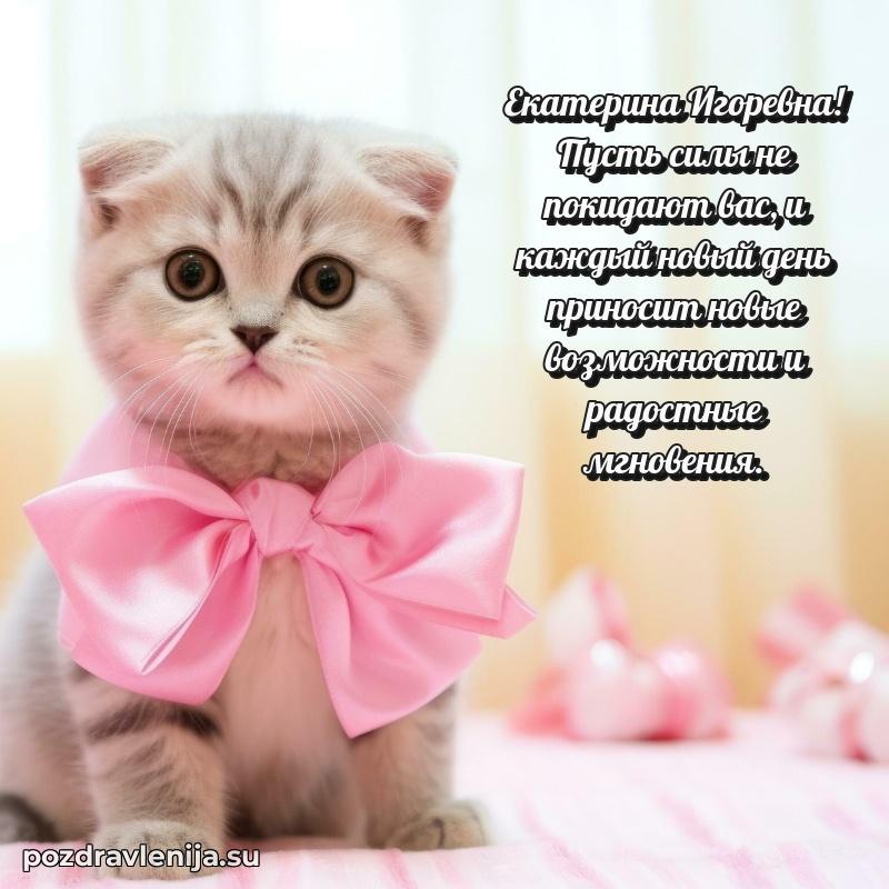 Поздравления от души Екатерине Игоревне трогательно