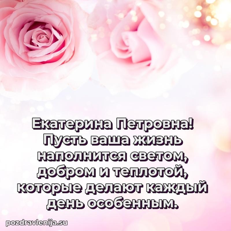 Екатерина Петровна коллега поздравление с днем рождения