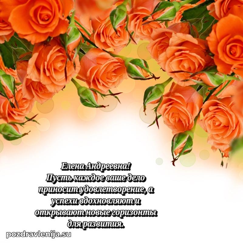 Поздравления в стихах Елене Андреевне прикольные