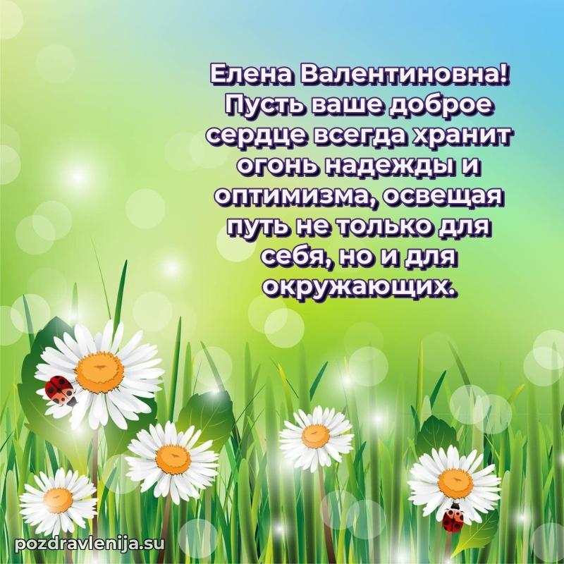 Елена Валентиновна коллега поздравление с днем рождения