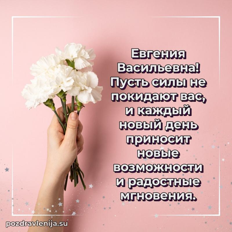 Евгения Васильевна коллега поздравление с днем рождения