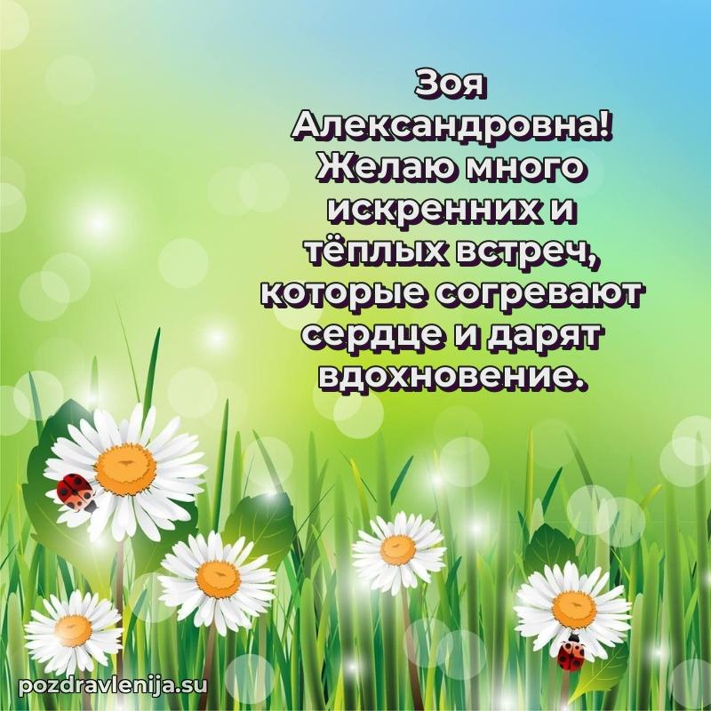 Зоя Александровна коллега поздравление с днем рождения